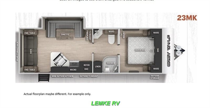 2021 Forest River Cherokee Grey Wolf Limited 23MK   - Photo 4 - Rocklin, CA 95677