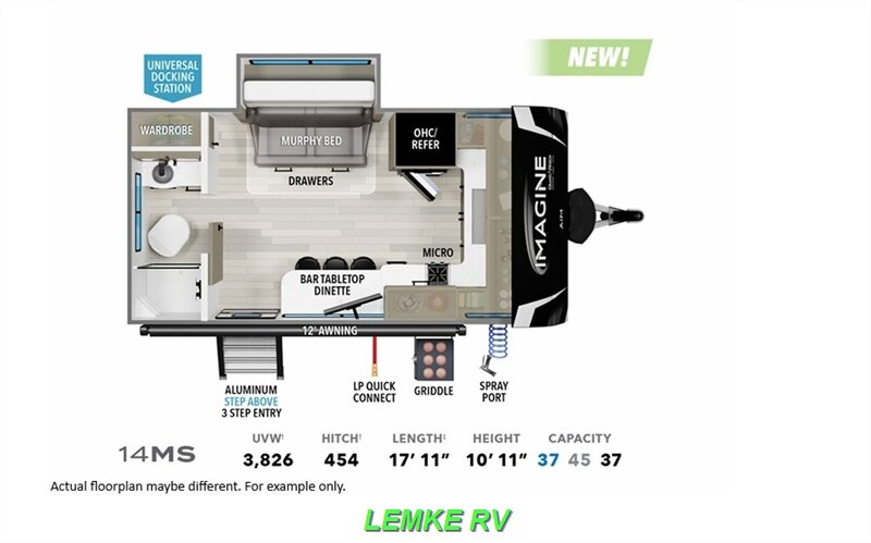 2024 Grand Design Imagine AIM 14MS   - Photo 4 - Rocklin, CA 95677