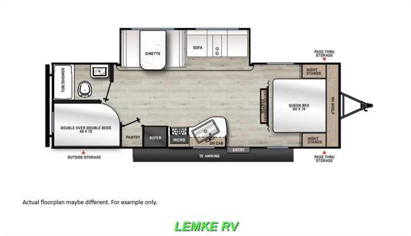 2024 Forest River Aurora Light 26BHS   - Photo 4 - Rocklin, CA 95677