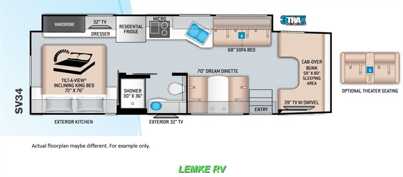 2022 Thor Omni SV34   - Photo 4 - Rocklin, CA 95677