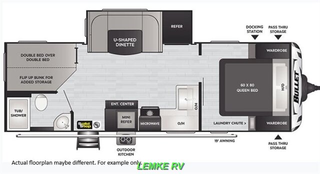 2021 Keystone Bullet Ultra Lite 250BHSWE   - Photo 4 - Rocklin, CA 95677