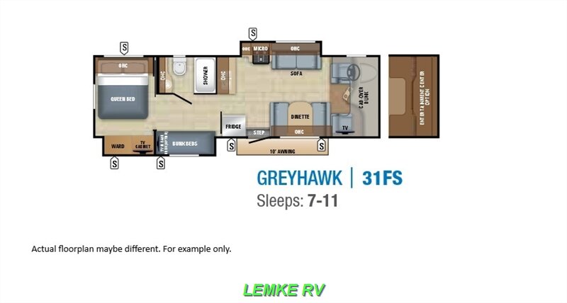 2018 Jayco Greyhawk 31FS   - Photo 4 - Rocklin, CA 95677