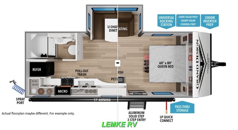 2025 Grand Design Transcend Xplor 20MKX   - Photo 4 - Rocklin, CA 95677