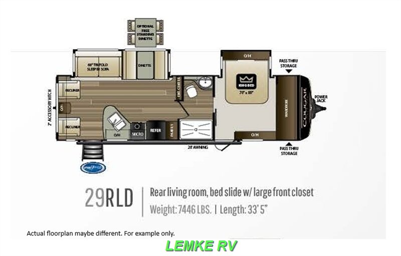 2019 Keystone Cougar Half-Ton 29RLDWE   - Photo 4 - Rocklin, CA 95677