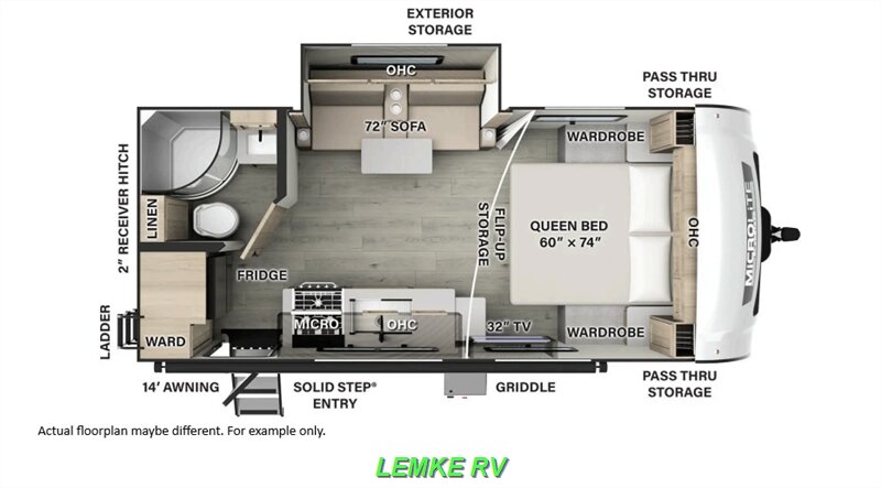 2022 Forest River Flagstaff Micro Lite 21FBRS   - Photo 4 - Rocklin, CA 95677