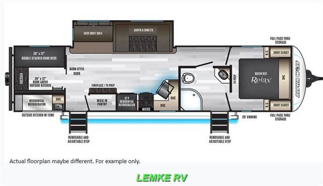 2021 Forest River Cherokee Alpha Wolf 30DBH-L   - Photo 4 - Rocklin, CA 95677