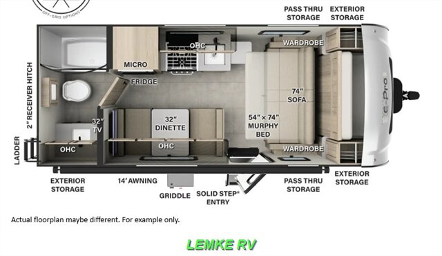 2024 Forest River Flagstaff E-Pro E19FD   - Photo 4 - Rocklin, CA 95677