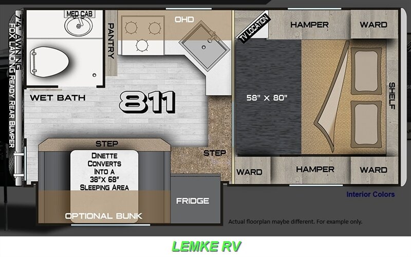 2024 Northwood Arctic Fox 811   - Photo 4 - Rocklin, CA 95677