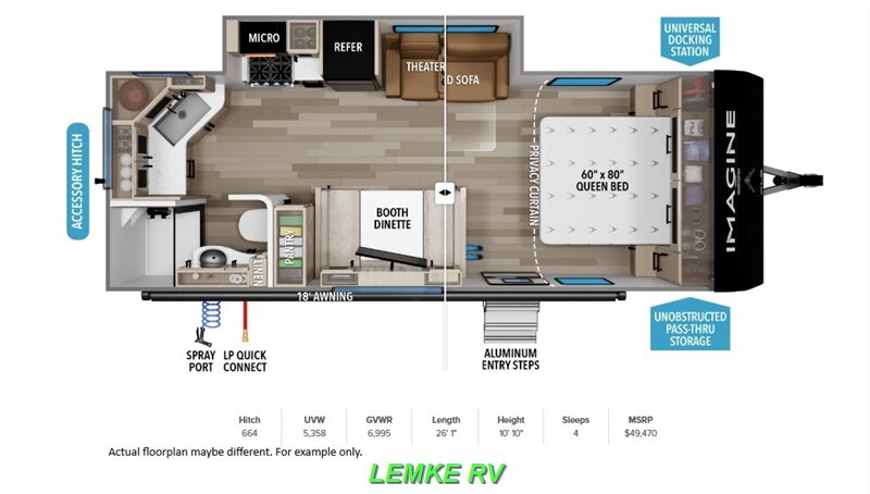 2021 Grand Design Imagine 22MLE   - Photo 4 - Rocklin, CA 95677