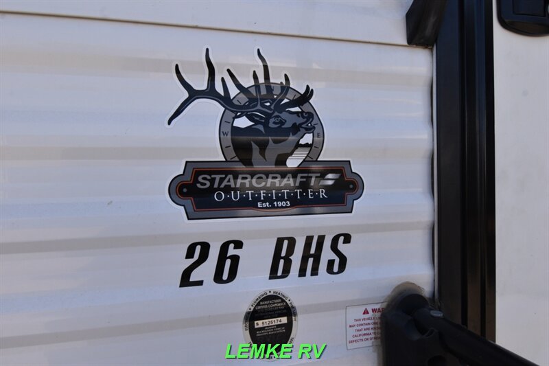 2019 Starcraft Autumn Ridge Outfitter 26BHS   - Photo 6 - Rocklin, CA 95677