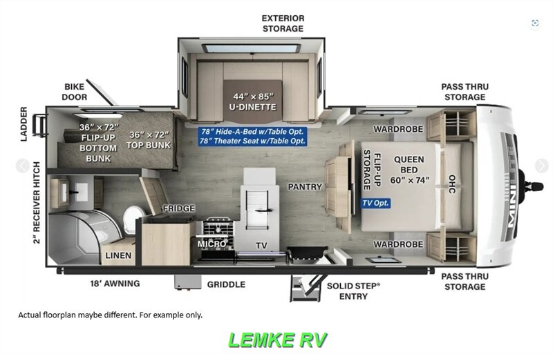 2025 Forest River Rockwood Mini Lite 2520BH   - Photo 4 - Rocklin, CA 95677