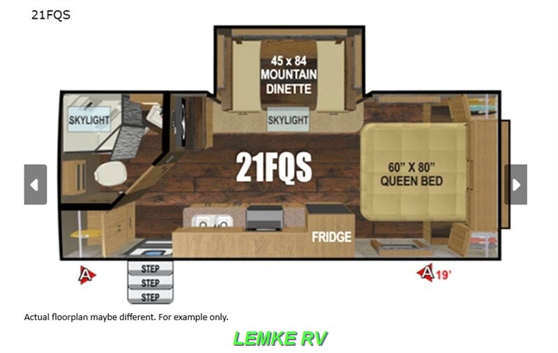 2018 Outdoors RV Timber Ridge 21FQS   - Photo 4 - Rocklin, CA 95677