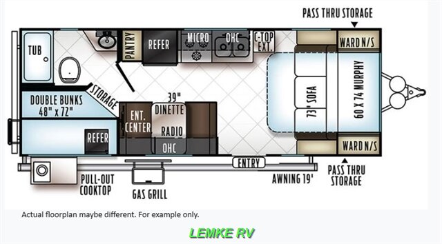 2018 Forest River Rockwood Mini Lite 2508BH   - Photo 4 - Rocklin, CA 95677