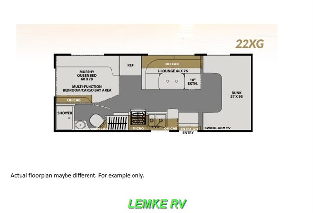 2024 Coachmen Freelander 22XG   - Photo 4 - Rocklin, CA 95677