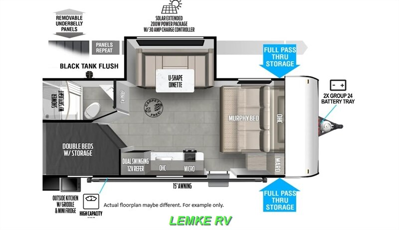 2022 Forest River Salem Cruise Lite 178BHSK   - Photo 4 - Rocklin, CA 95677