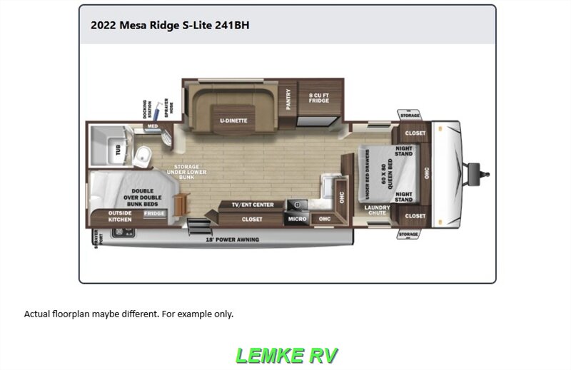 2021 Highland Ridge Mesa Ridge S-Lite 241BH   - Photo 4 - Rocklin, CA 95677