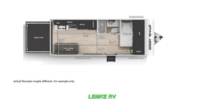 2022 Forest River Cherokee Grey Wolf 18RRBL   - Photo 4 - Rocklin, CA 95677