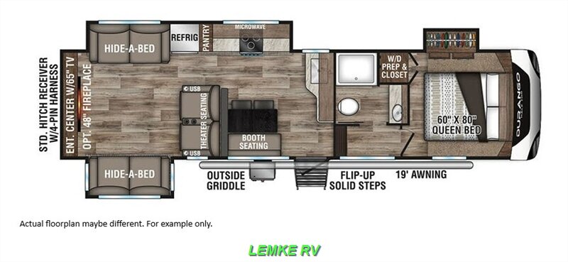 2022 K-Z RV Durango Half-Ton D290RLT   - Photo 4 - Rocklin, CA 95677