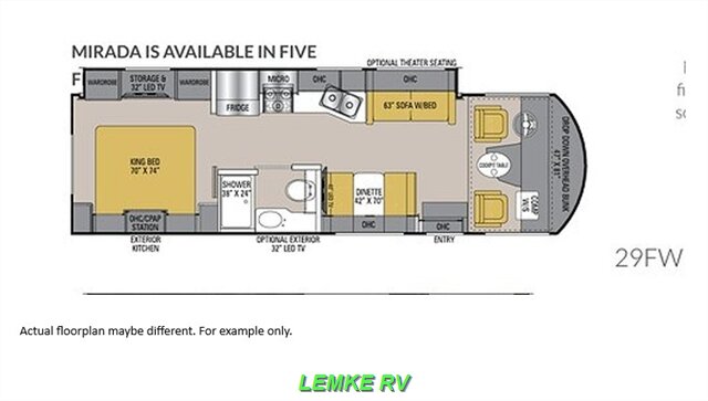 2019 Coachmen Mirada 29FW   - Photo 4 - Rocklin, CA 95677