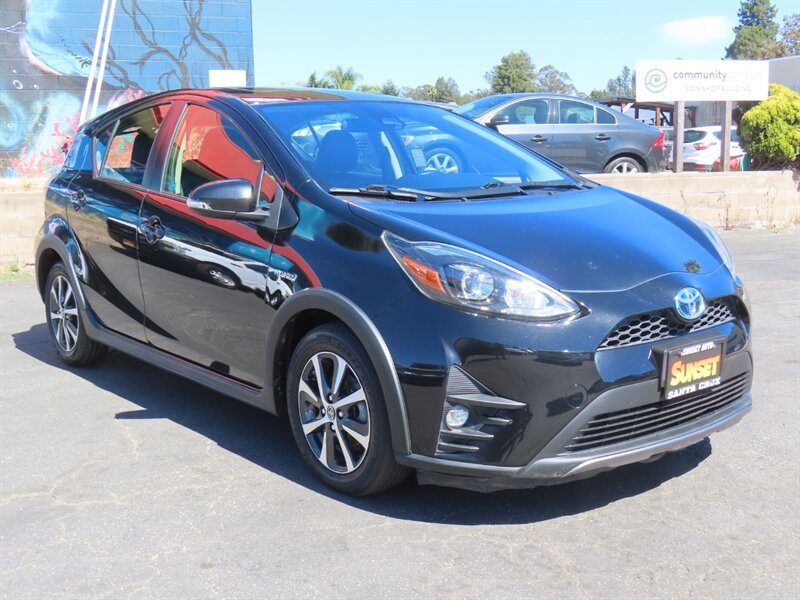 Black Sand Pearl 2018 Toyota Prius c Hatchback Front-Wheel Drive Automatic
