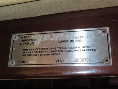 1979 Mercedes Benz 450 SEL   - Photo 38 - Santa Cruz, CA 95062