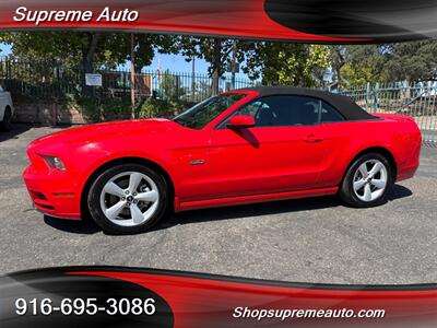 2014 Ford Mustang GT*6 Speed Manual*Convertible*Low Miles*5.0 L V8*   - Photo 1 - Fair Oaks, CA 95628