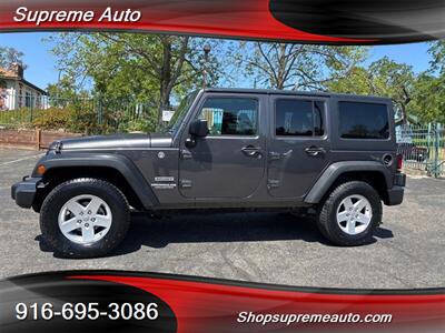 2017 Jeep Wrangler Unlimited Sport S*4X4*Hard Top*Low Miles*   - Photo 1 - Fair Oaks, CA 95628