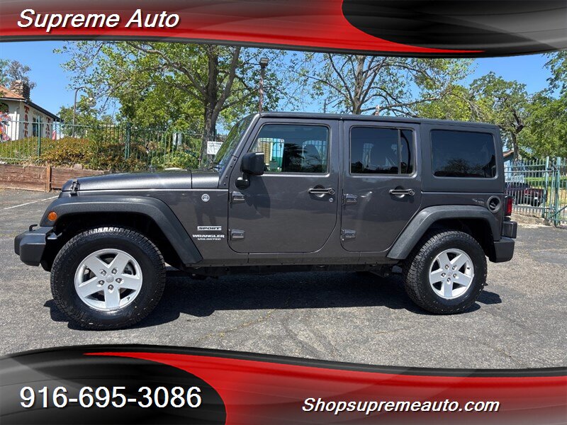 2017 Jeep Wrangler Unlimited Sport S*4X4*Hard Top*Low Miles* - Photo 1 - Fair Oaks, CA 95628