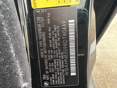 2008 BMW 750Li NAV VENT SEATS PDC CHROME WHLS SIDE SHADES   - Photo 25 - Houston, TX 77031