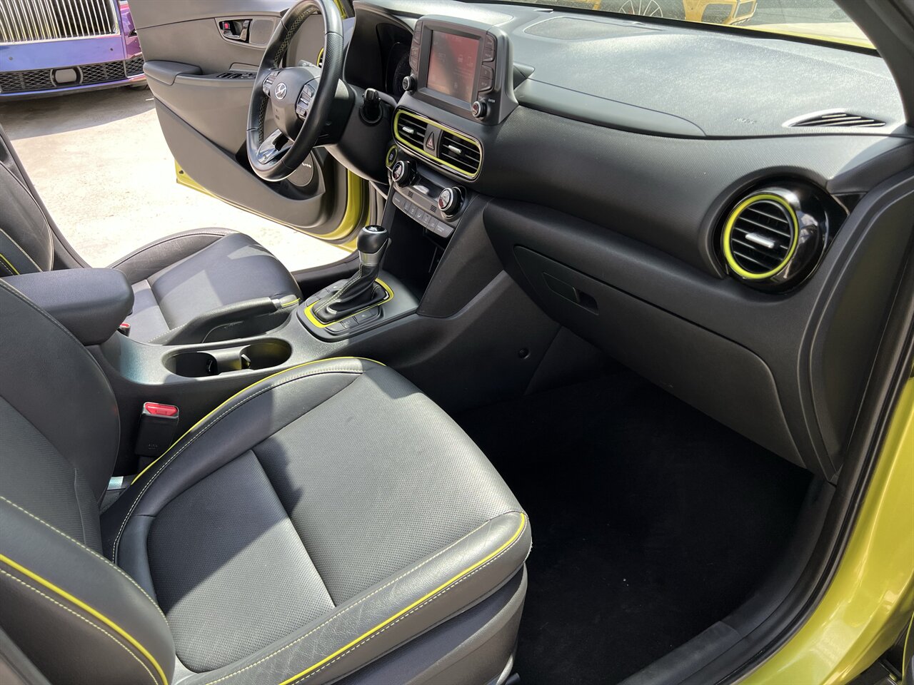 2019 Hyundai Kona LIMITED LTHR ROOF HEATD SEATS REARCAM ONLY 74K MLS   - Photo 18 - Houston, TX 77031