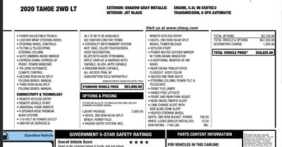 2020 Chevrolet Tahoe LT LUXURY PKG HTD SEATS LTHR 3RD ROW ONLY 81K MLS   - Photo 6 - Houston, TX 77031