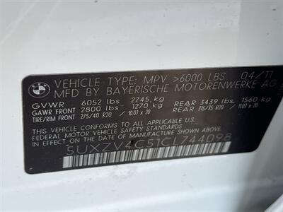 2012 BMW X5 xDrive35i M SPORTS PKG NAV REARCAM 20 " M WHLS PANO   - Photo 30 - Houston, TX 77031