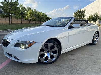 2005 BMW 645CiC CONVERTIBLE SPORT 19 " WHLS CWP HUD 73K MLS   - Photo 36 - Houston, TX 77031