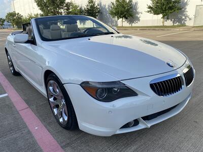 2005 BMW 645CiC CONVERTIBLE SPORT 19 " WHLS CWP HUD 73K MLS   - Photo 2 - Houston, TX 77031