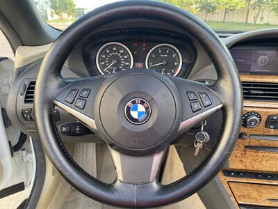 2005 BMW 645CiC CONVERTIBLE SPORT 19 " WHLS CWP HUD 73K MLS   - Photo 49 - Houston, TX 77031