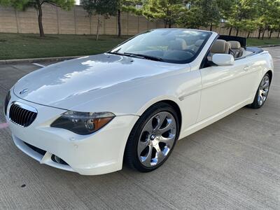 2005 BMW 645CiC CONVERTIBLE SPORT 19 " WHLS CWP HUD 73K MLS   - Photo 9 - Houston, TX 77031