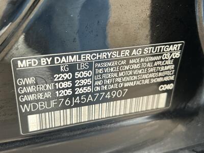 2005 Mercedes-Benz E 55 AMG FRESH TRADE DOCUMENTED SERVICE ON CARFAX   - Photo 16 - Houston, TX 77031