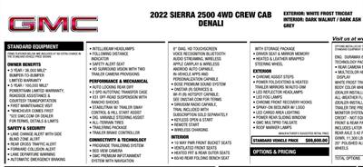 2022 GMC Sierra 2500 DENALI CREW 4X4 DURAMAX DIESEL MSRP $85440   - Photo 5 - Houston, TX 77031
