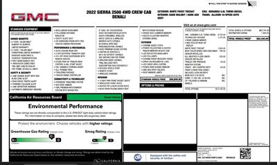 2022 GMC Sierra 2500 DENALI CREW 4X4 DURAMAX DIESEL MSRP $85440   - Photo 4 - Houston, TX 77031