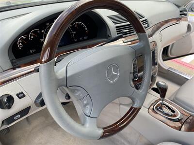 2003 Mercedes-Benz S 500 PARKTRONIC SOFT CLOSE DRS KEYLESS VENT SEATS   - Photo 56 - Houston, TX 77031