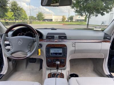 2003 Mercedes-Benz S 500 PARKTRONIC SOFT CLOSE DRS KEYLESS VENT SEATS   - Photo 38 - Houston, TX 77031