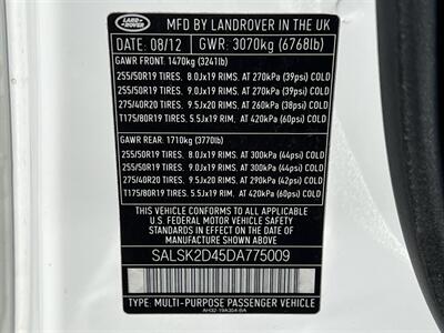 2013 Land Rover Range Rover Sport HSE LUXURY AWD COOLER BOX NAV REARCAM MSRP $67595   - Photo 26 - Houston, TX 77031