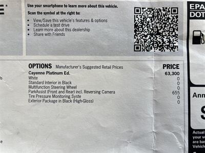 2014 Porsche Cayenne PLATINUM ED NAV REARCAM S/R HTD SEATS MSRP $64950 - Photo 22 - Houston, TX 77031