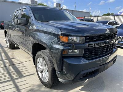 2020 Chevrolet Silverado 1500 CUSTOM CREW CAB APPLE CAR PLAY REAR CAM BLUETOOTH   - Photo 1 - Houston, TX 77031
