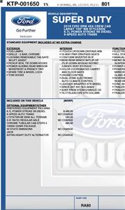 2016 Ford F-250 SUPER DUTY LARIAT 6.7 DIESEL CREW 4X4 MSRP $60715   - Photo 7 - Houston, TX 77031