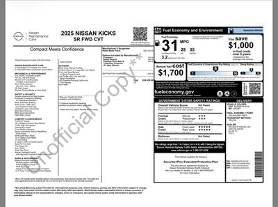 2025 Nissan Kicks SR LEATHERETTE 19 " WHLS BLIND SPORT ONLY 930 MILES   - Photo 4 - Houston, TX 77031