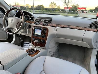 2002 Mercedes-Benz S 500 NAV WOOD STERNG VENT SEATS AMG WHLS 53K MLS   - Photo 28 - Houston, TX 77031