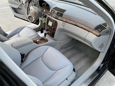 2002 Mercedes-Benz S 500 NAV WOOD STERNG VENT SEATS AMG WHLS 53K MLS   - Photo 34 - Houston, TX 77031