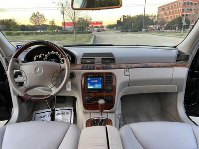 2002 Mercedes-Benz S 500 NAV WOOD STERNG VENT SEATS AMG WHLS 53K MLS   - Photo 29 - Houston, TX 77031