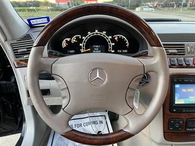 2002 Mercedes-Benz S 500 NAV WOOD STERNG VENT SEATS AMG WHLS 53K MLS   - Photo 30 - Houston, TX 77031